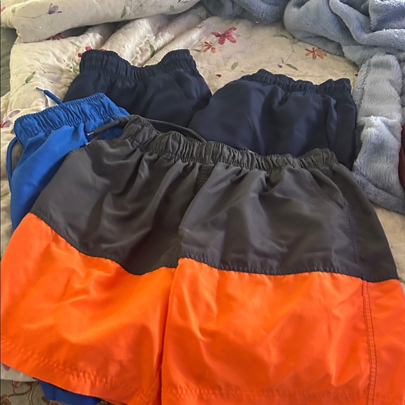 4 pair lot of Swim Shorts (3 OP & 1 Faded Glory) - Picture 1 of 10